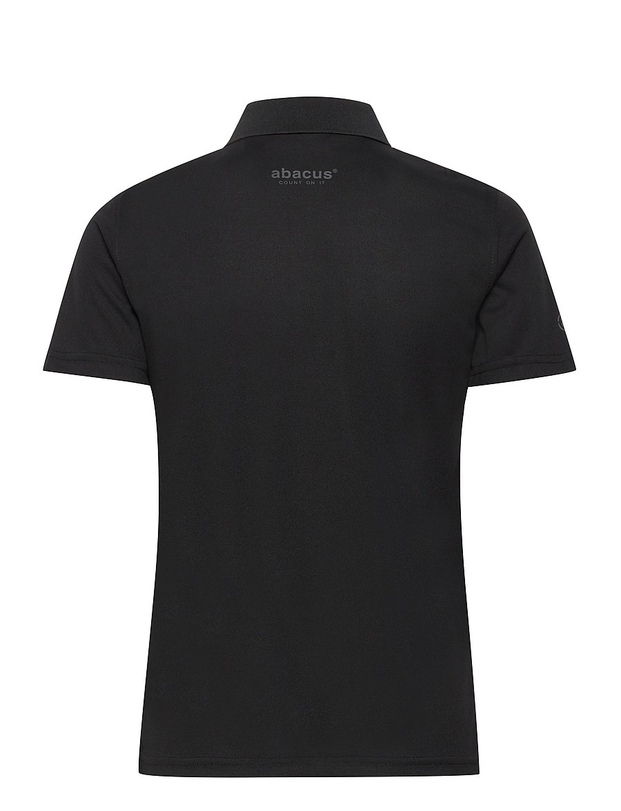 Abacus - Lds Cray drycool polo - oberteile & t-shirts - black - 2