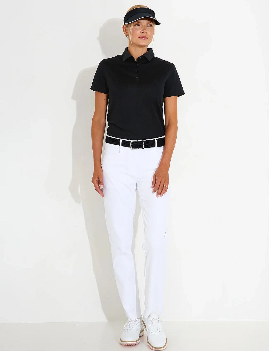 Abacus - Lds Cray drycool polo - oberteile & t-shirts - black - 4