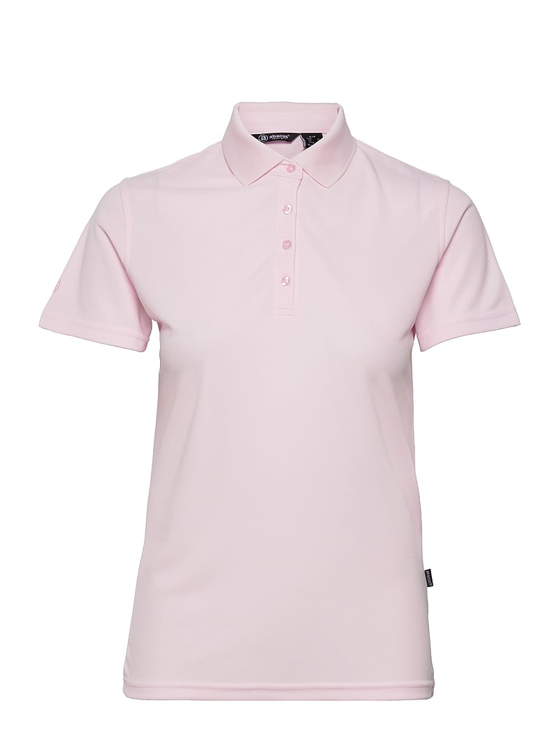 Abacus - Lds Cray drycool polo - toppe & t-shirts - lt.pink - 1