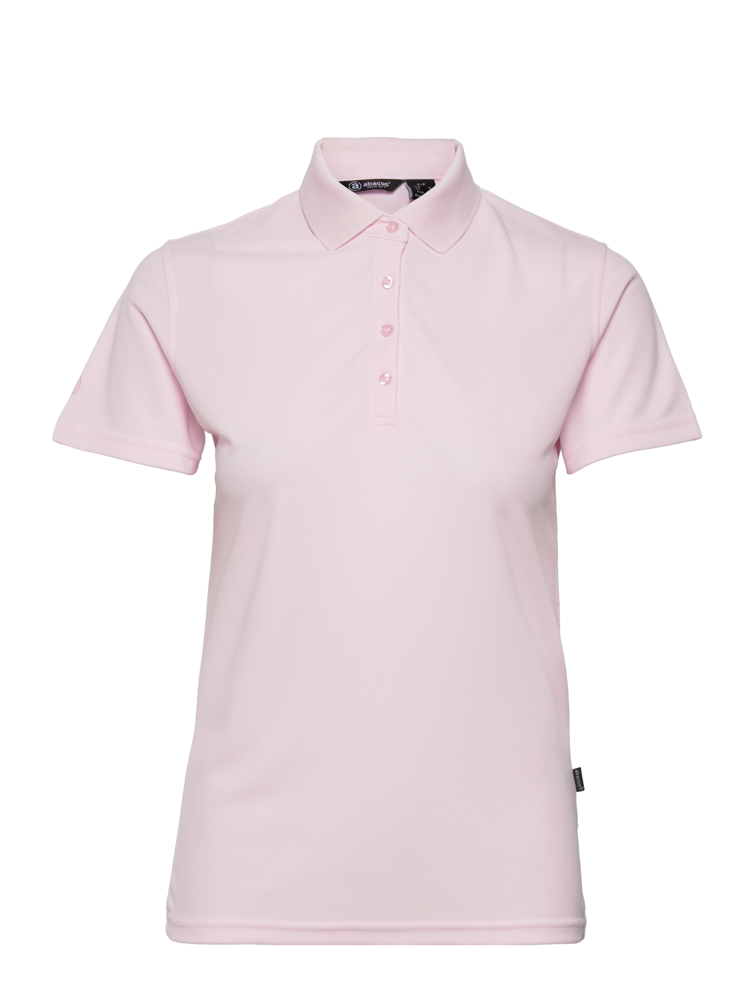 Abacus Lds Cray drycool polo - Tøj - LT.PINK / pink/rose