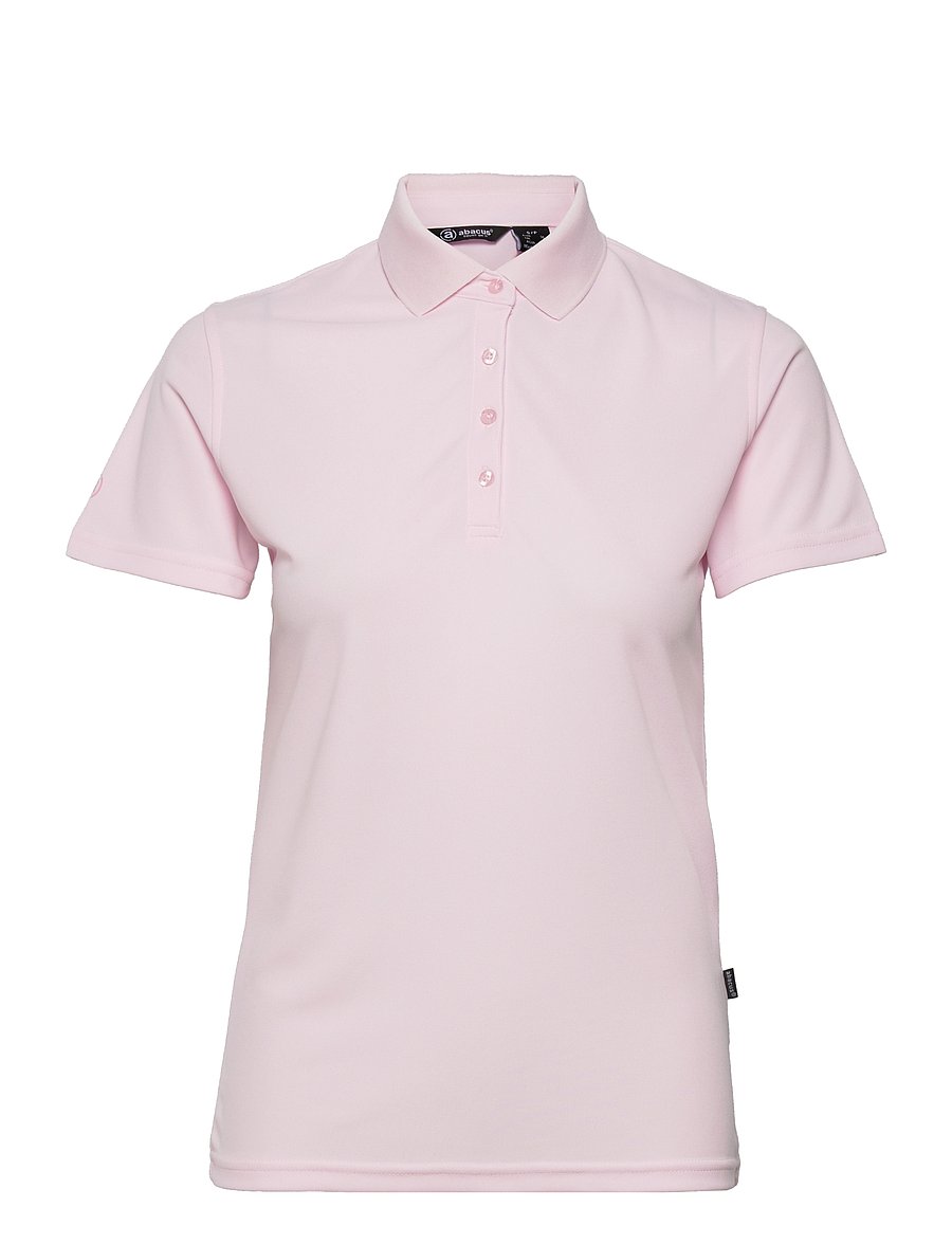 Abacus - Lds Cray drycool polo - toppar & t-shirts - lt.pink - 1