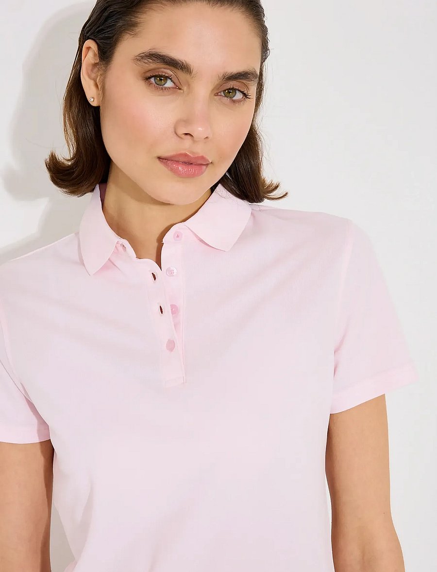 Abacus - Lds Cray drycool polo - toppar & t-shirts - lt.pink - 4