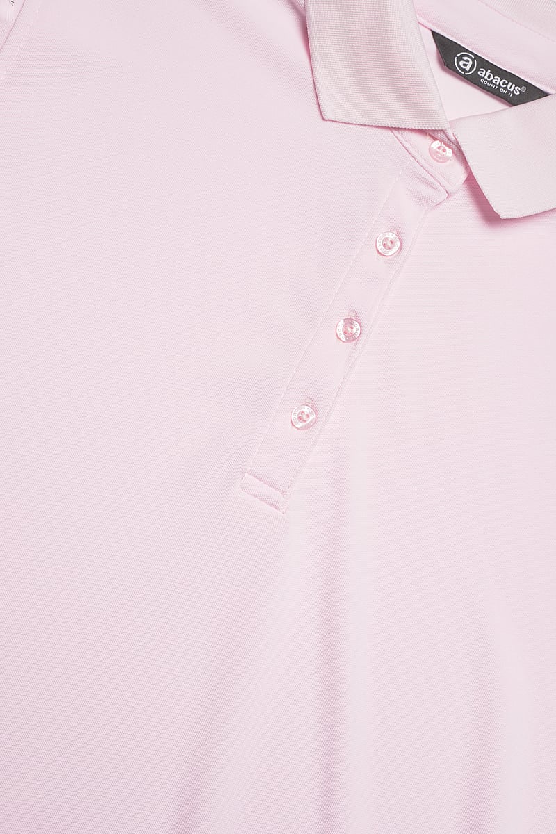 Abacus - Lds Cray drycool polo - toppe & t-shirts - lt.pink - 5