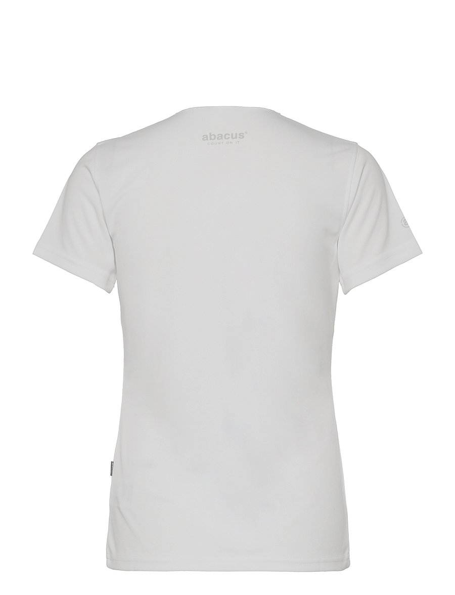 Abacus - Lds Cray drycool polo - oberteile & t-shirts - white - 2