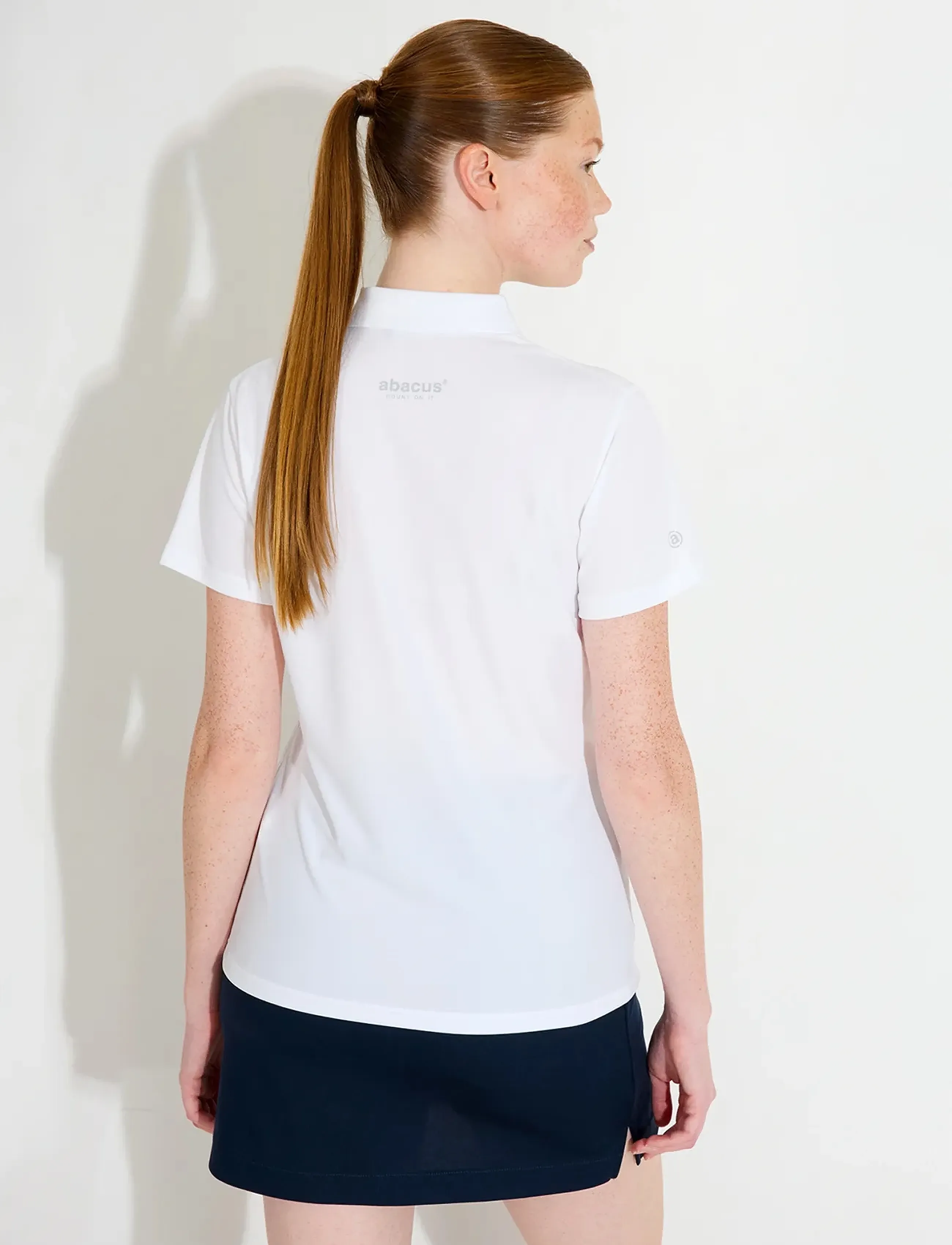 Abacus - Lds Cray drycool polo - oberteile & t-shirts - white - 3