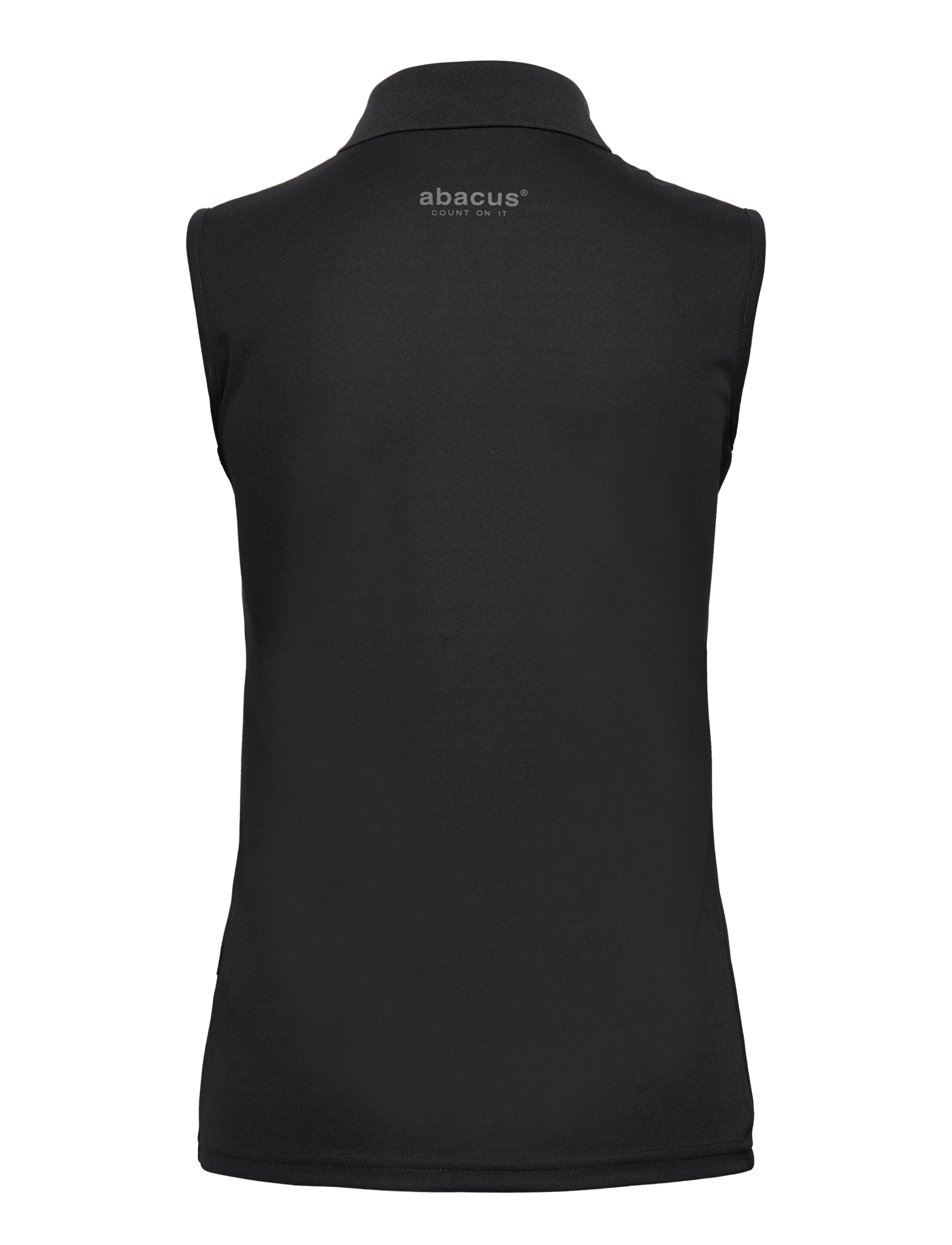 Abacus - Lds Cray drycool sleeveless - alussärgid ja t-särgid - black - 2