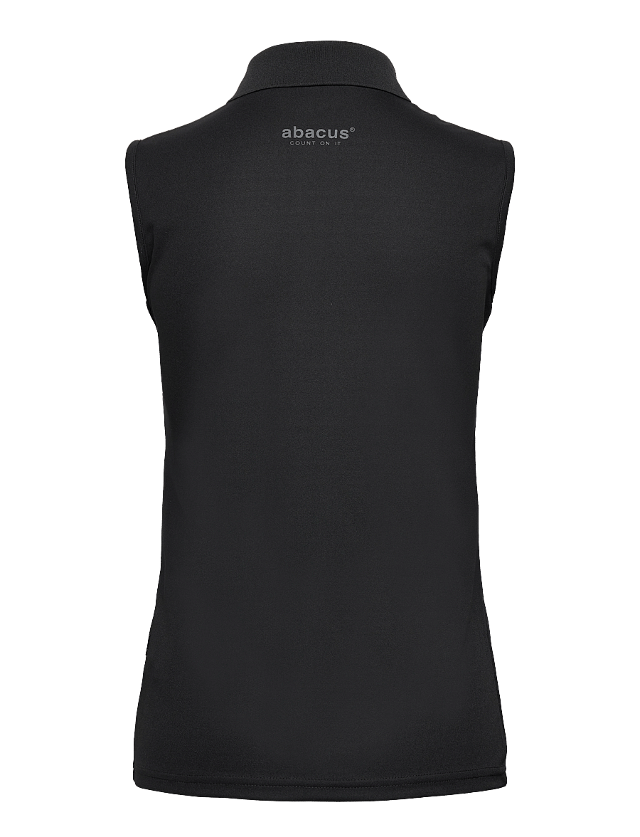 Abacus - Lds Cray drycool sleeveless - oberteile & t-shirts - black - 2