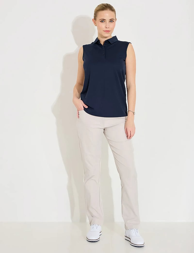 Abacus - Lds Cray drycool sleeveless - alussärgid ja t-särgid - navy - 3