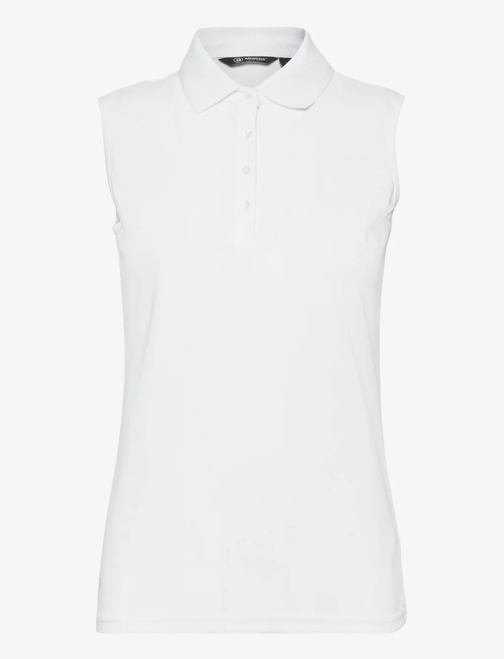 Abacus - Lds Cray drycool sleeveless - oberteile & t-shirts - white - 0