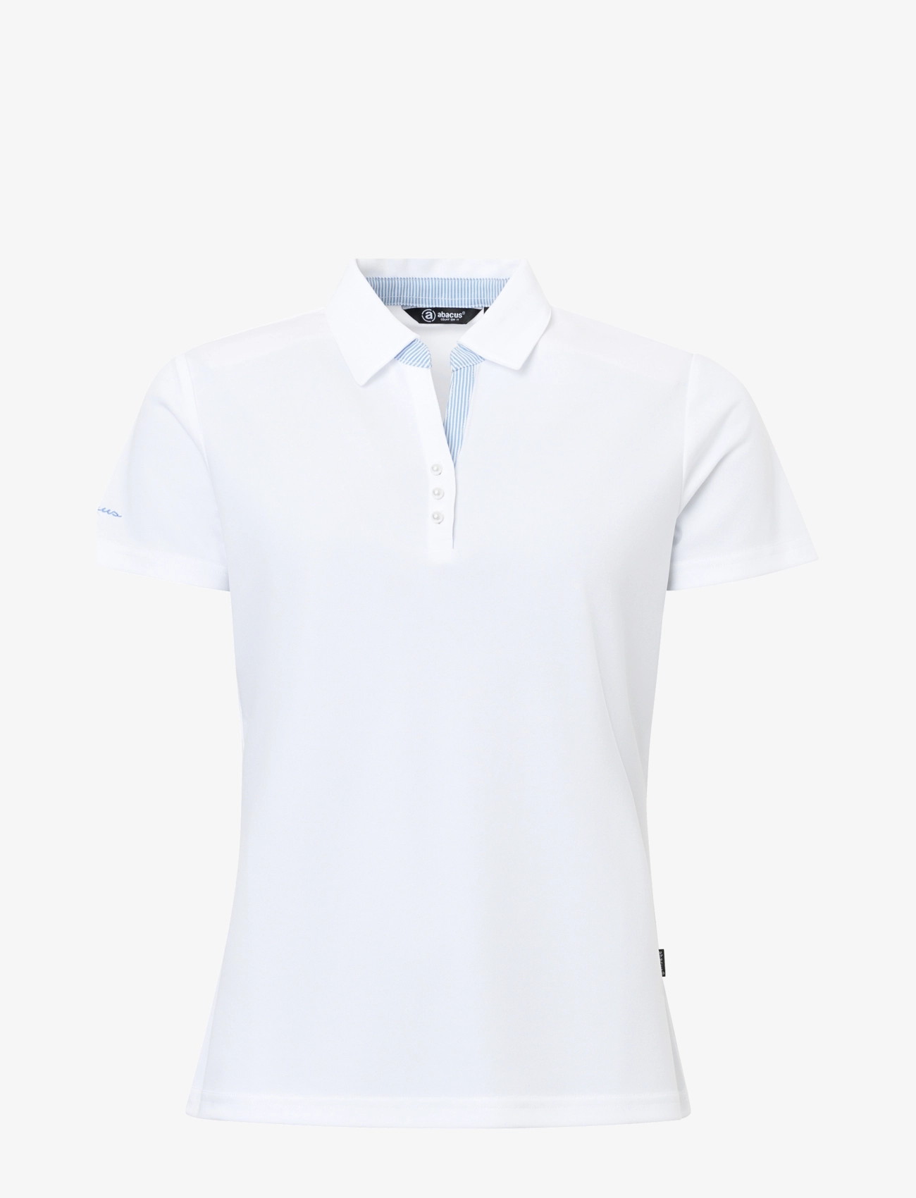 Abacus Lds Bovey drycool polo - Tøj - WHITE / white