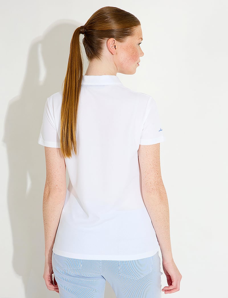 Abacus - Lds Bovey drycool polo - toppe & t-shirts - white - 2