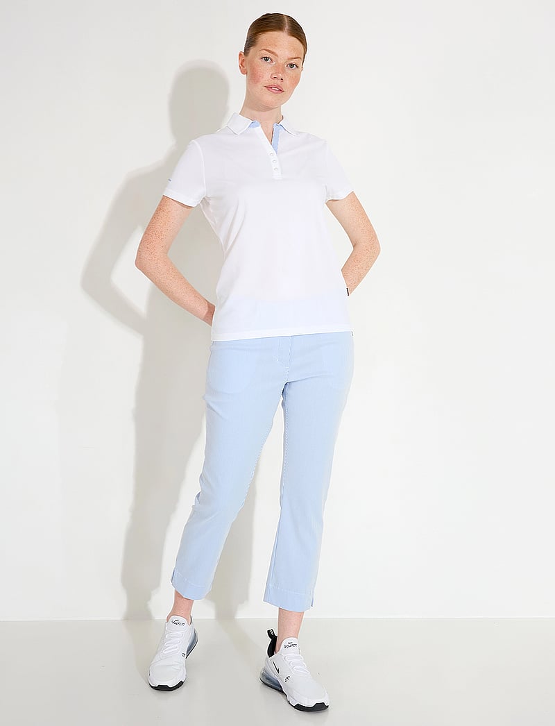 Abacus - Lds Bovey drycool polo - toppe & t-shirts - white - 3