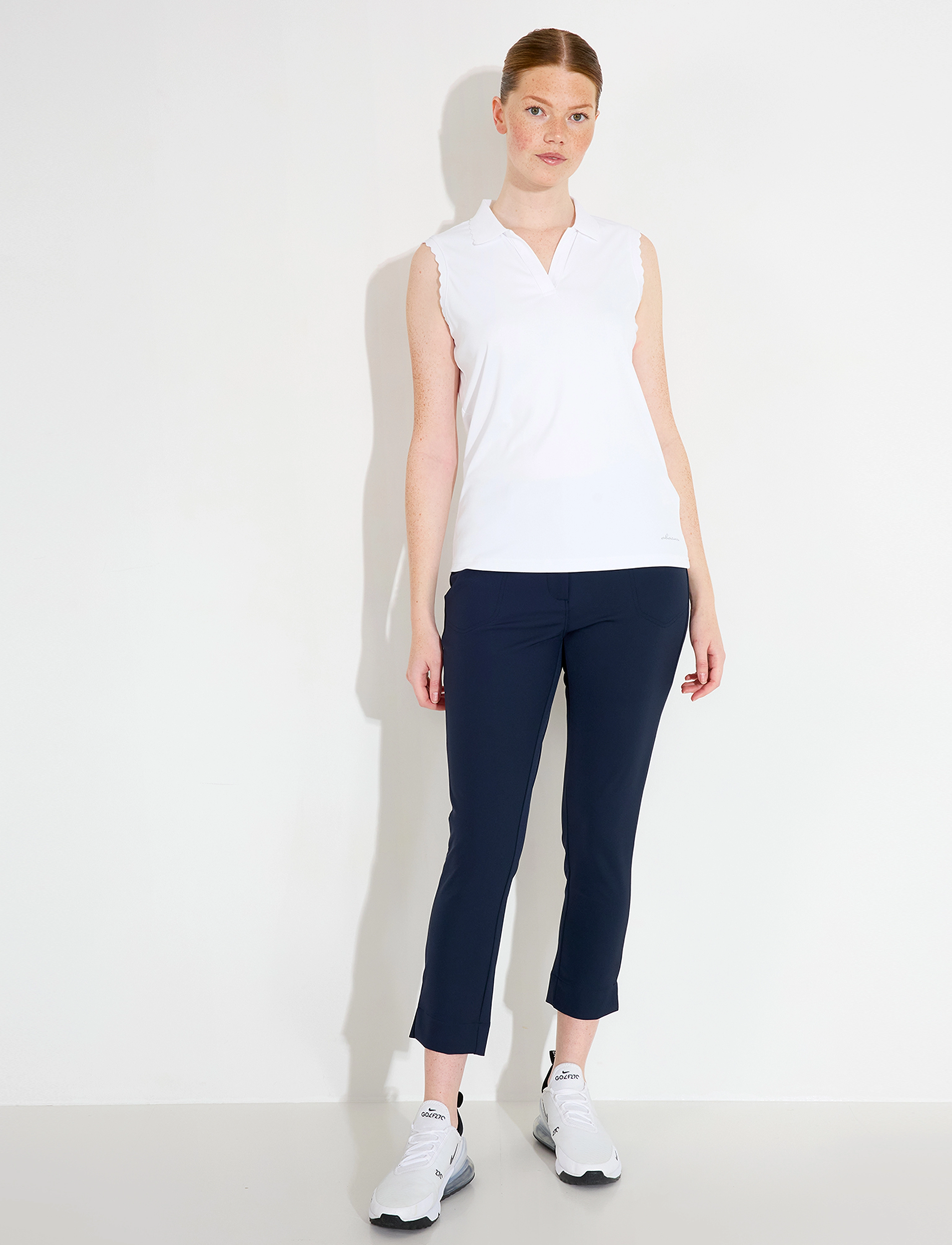 Abacus - Lds Victoria drycool sleeveless - pikéer - white - 3