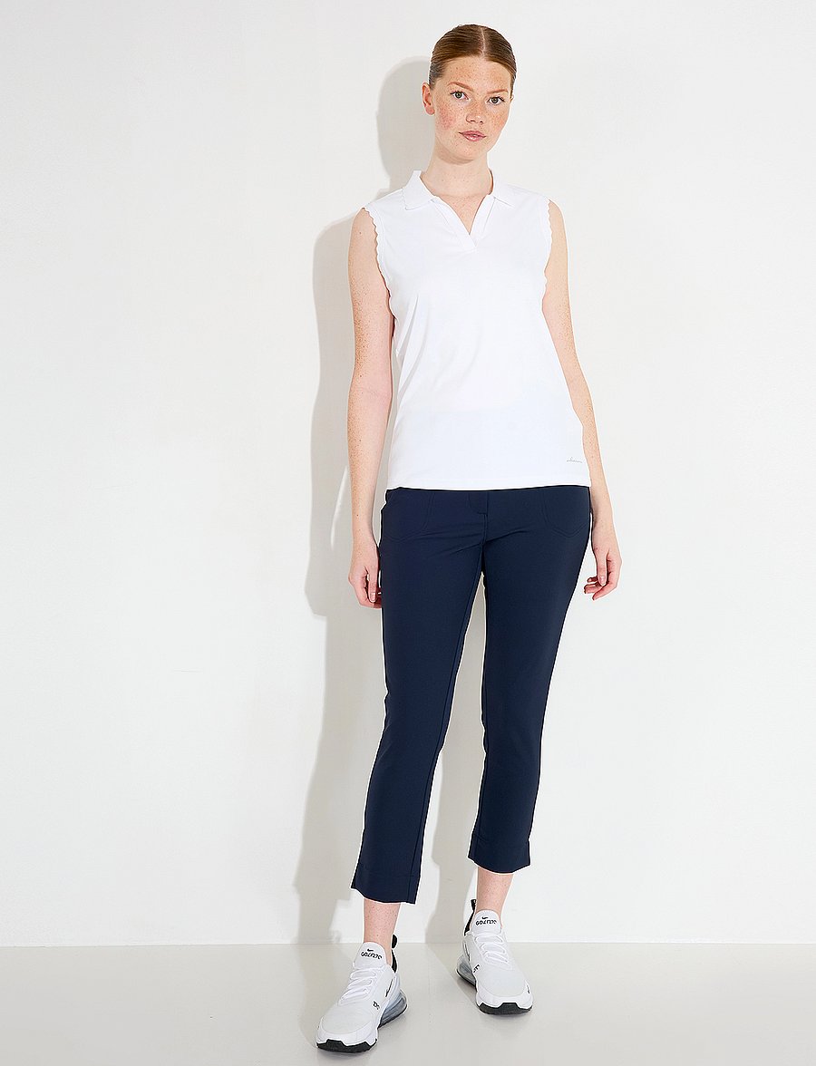 Abacus - Lds Victoria drycool sleeveless - oberteile & t-shirts - white - 3