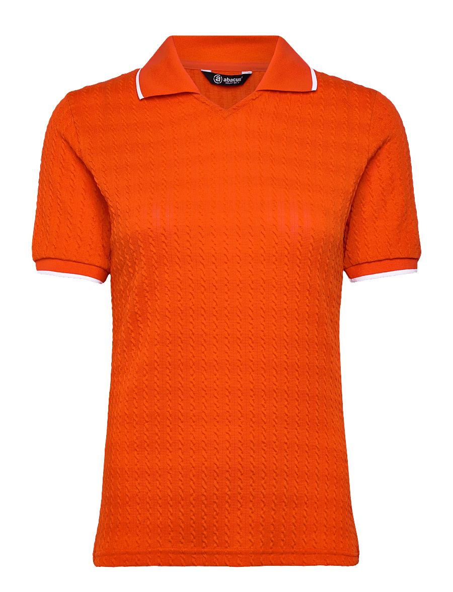 Abacus - Lds Sand halfsleeve - koszulki polo - poppy red - 0