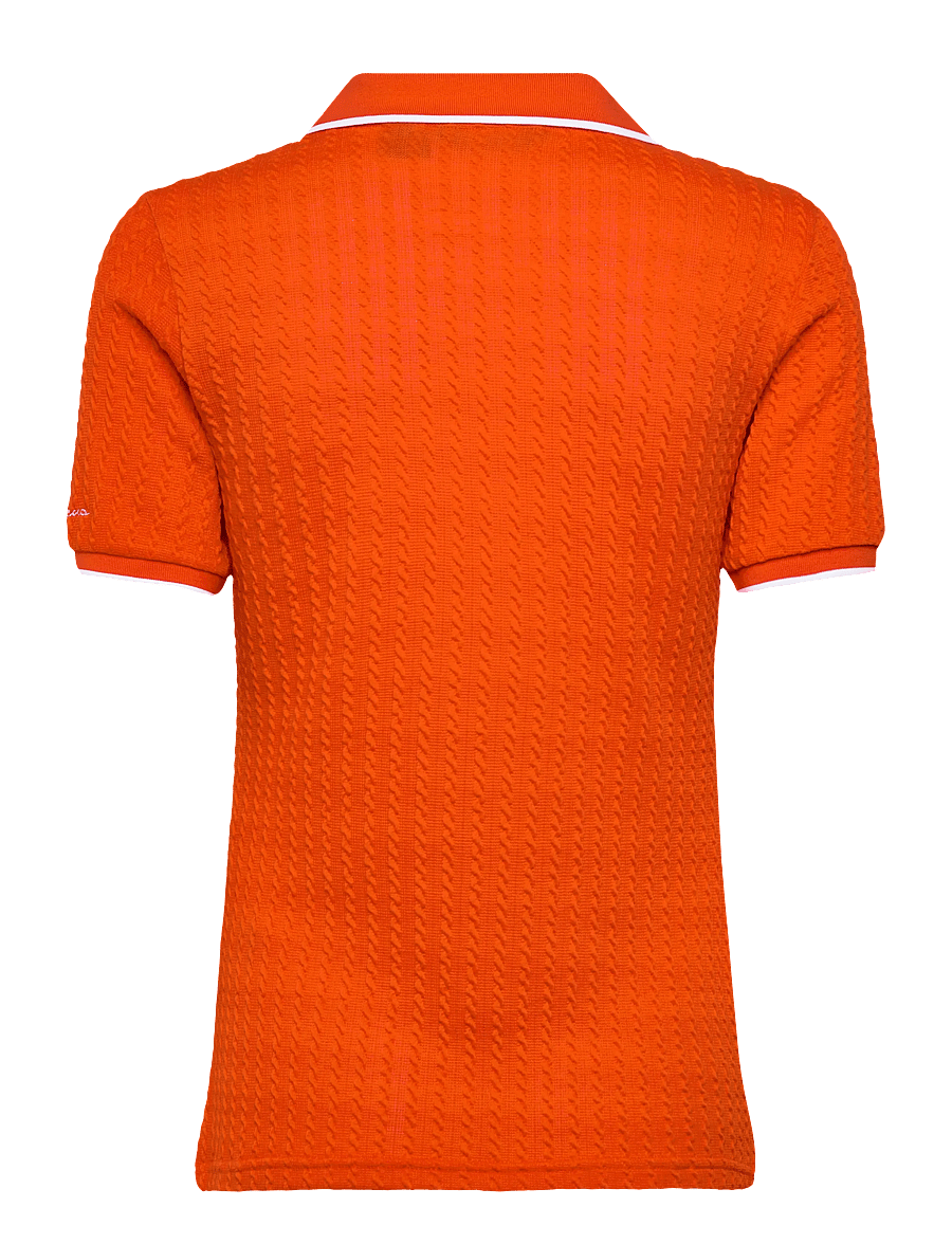 Abacus - Lds Sand halfsleeve - koszulki polo - poppy red - 1