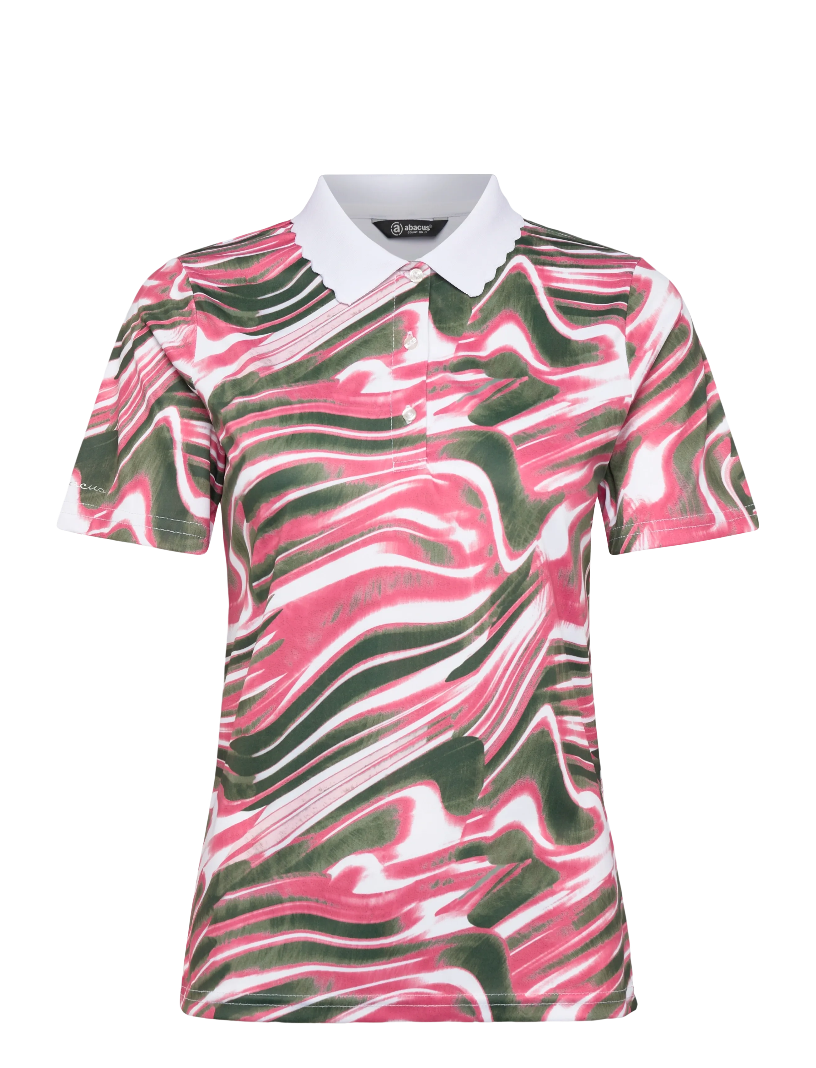 Abacus Lds Victoria drycool polo - Tøj - ENERGY / pink/rose