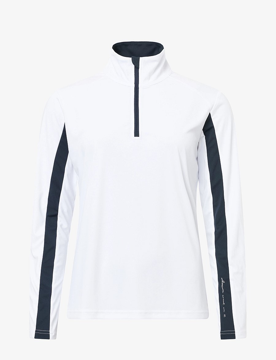 Abacus - Lds Aloha UV longsleeve - longsleeved tops - white/navy - 1