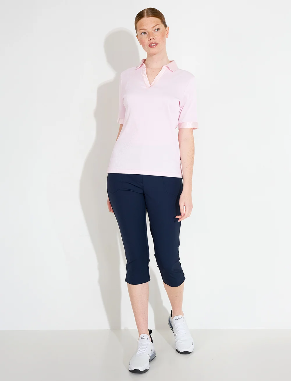 Abacus - Lds Hammel recycled halfsleeve - oberteile & t-shirts - lt.pink - 3