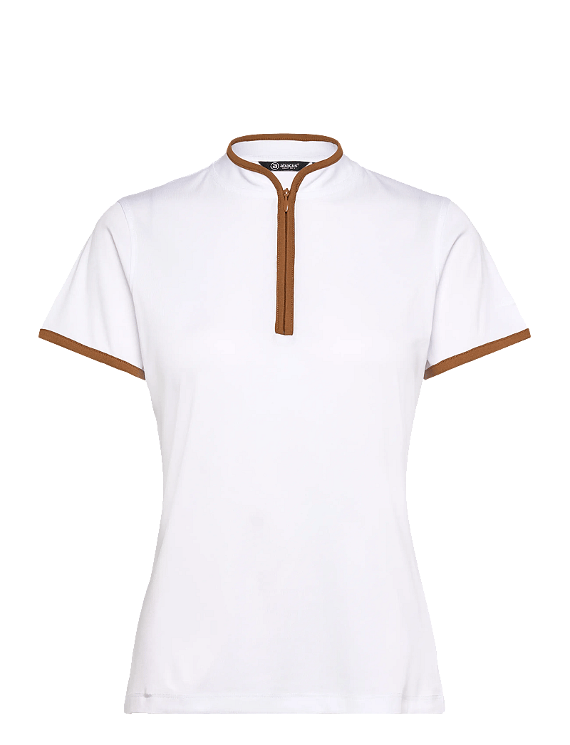 Abacus - Lds Turnberry polo - toppar & t-shirts - cognac - 1