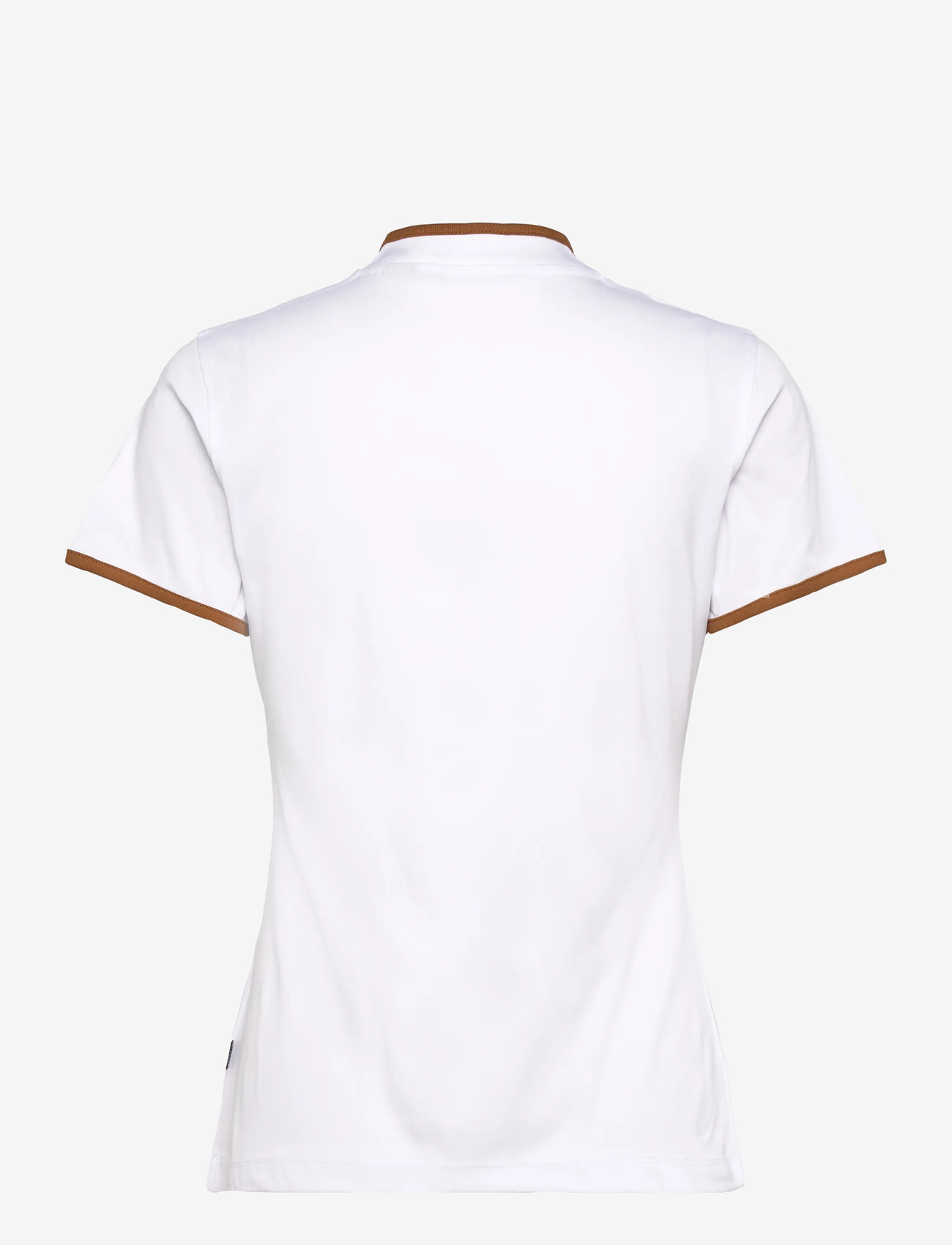 Abacus - Lds Turnberry polo - toppar & t-shirts - cognac - 2