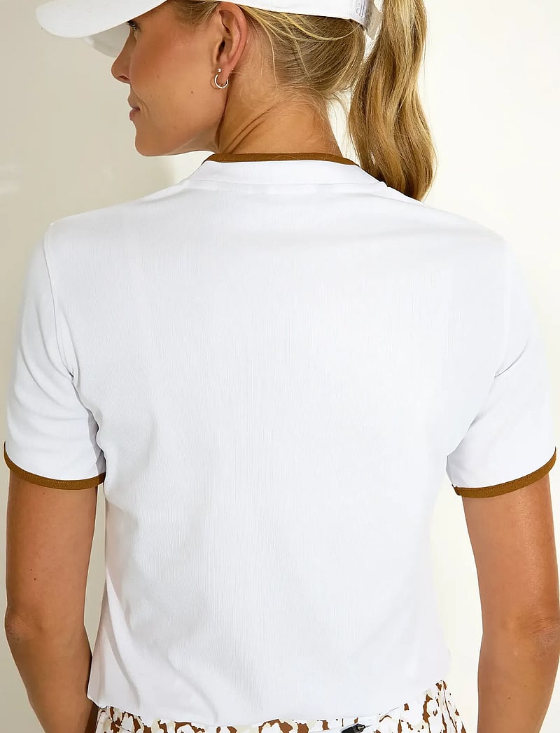 Abacus - Lds Turnberry polo - toppar & t-shirts - cognac - 3