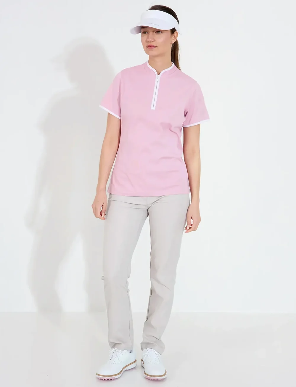 Abacus - Lds Turnberry polo - oberteile & t-shirts - dusty pink - 4