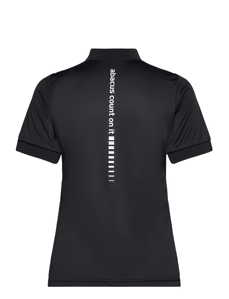 Abacus - Lds Hammel drycool polo - toppe & t-shirts - black - 1