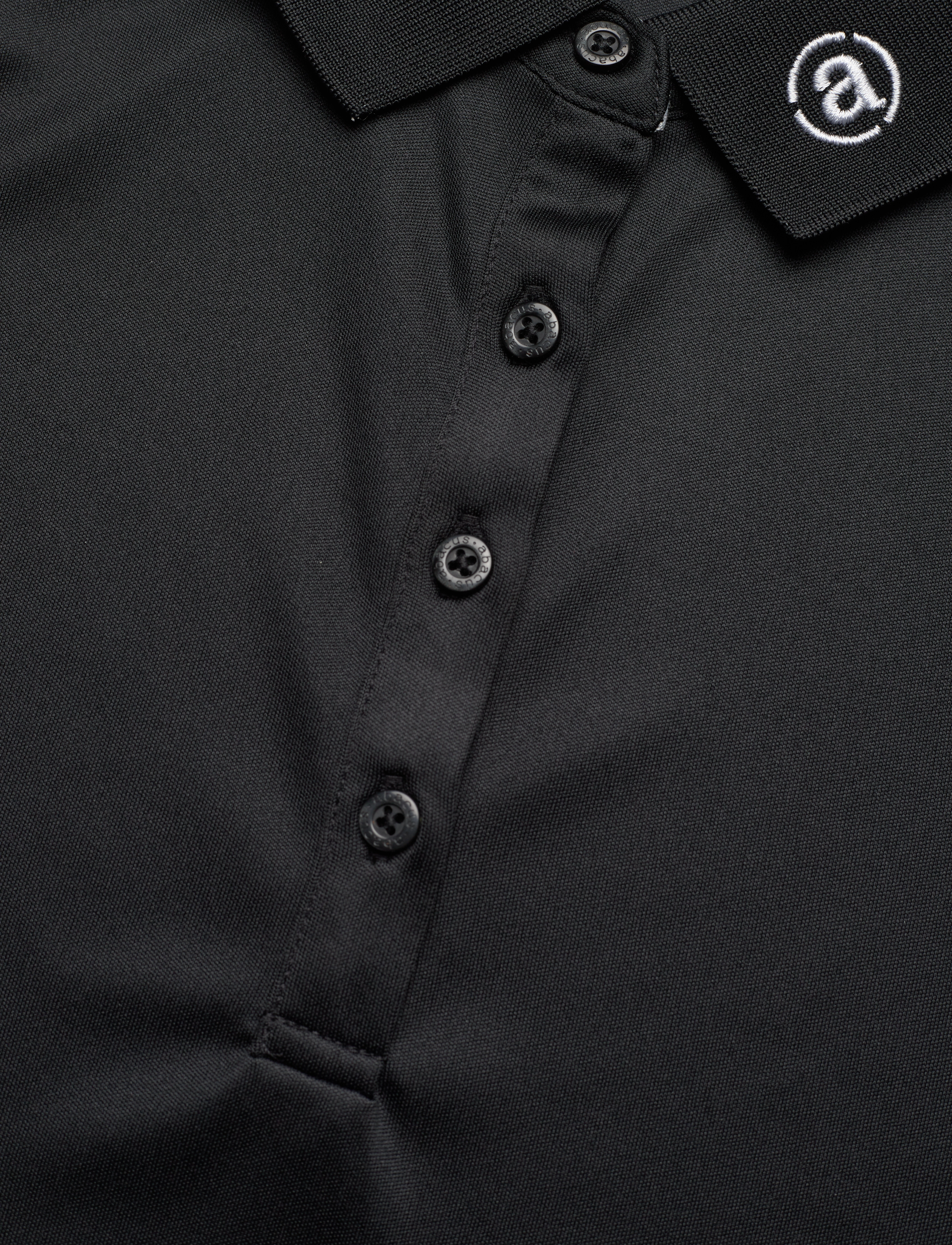 Abacus - Lds Hammel drycool polo - polos - black - 2