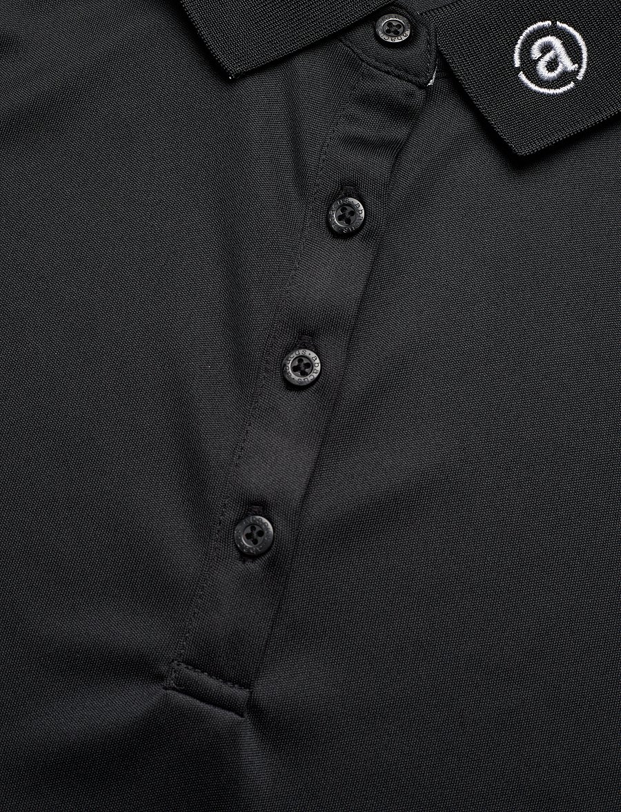 Abacus - Lds Hammel drycool polo - koszulki polo - black - 2