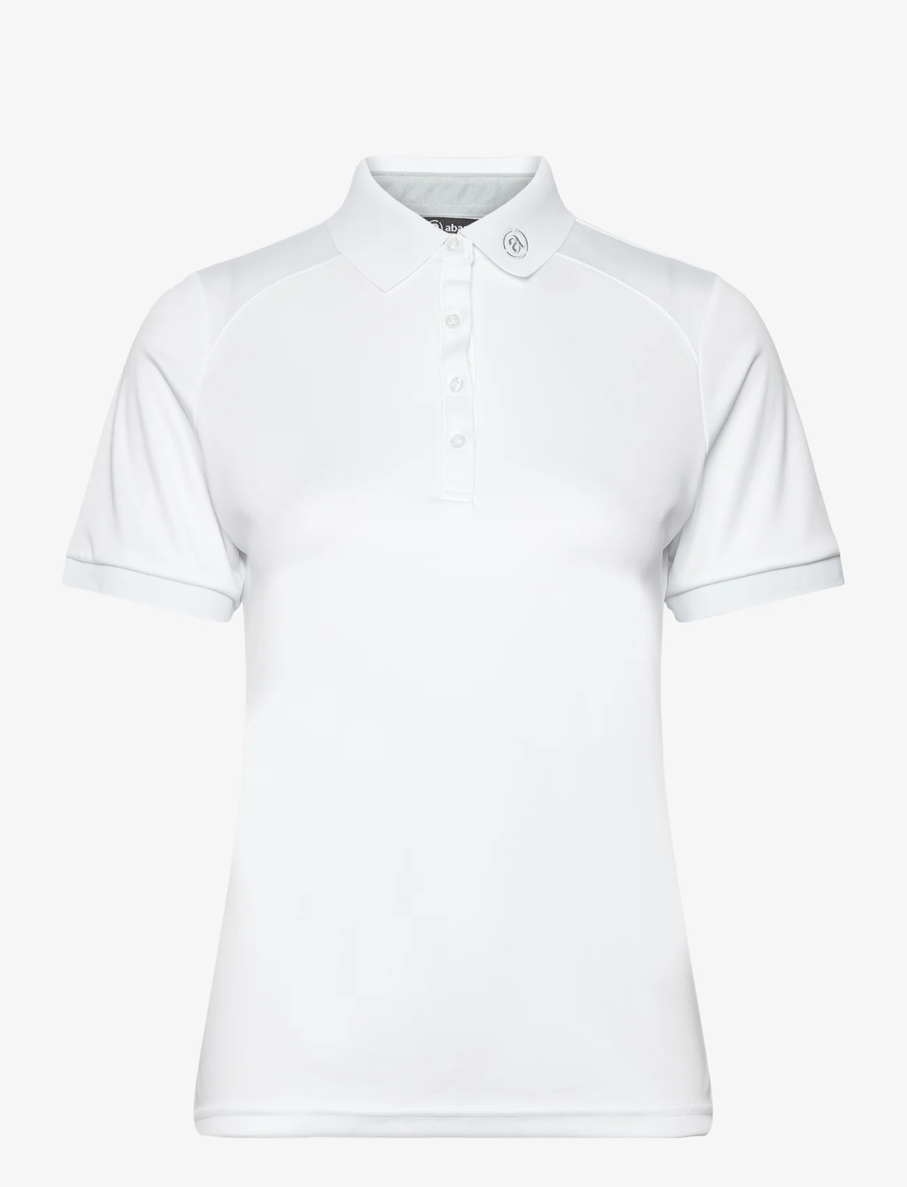 Abacus - Lds Hammel drycool polo - toppe & t-shirts - white - 0