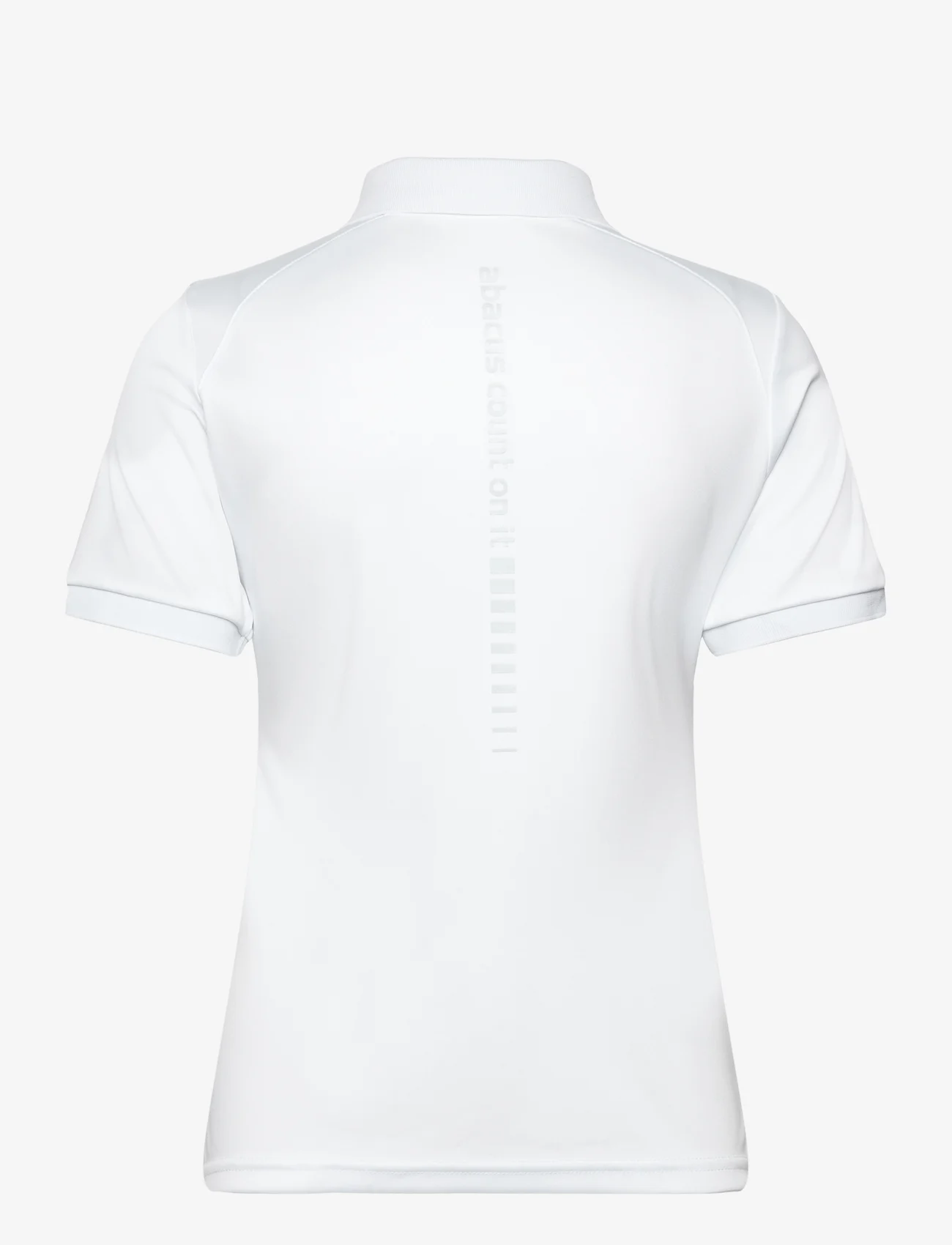 Abacus - Lds Hammel drycool polo - pikéer - white - 1