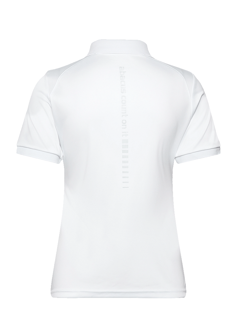 Abacus - Lds Hammel drycool polo - toppe & t-shirts - white - 1