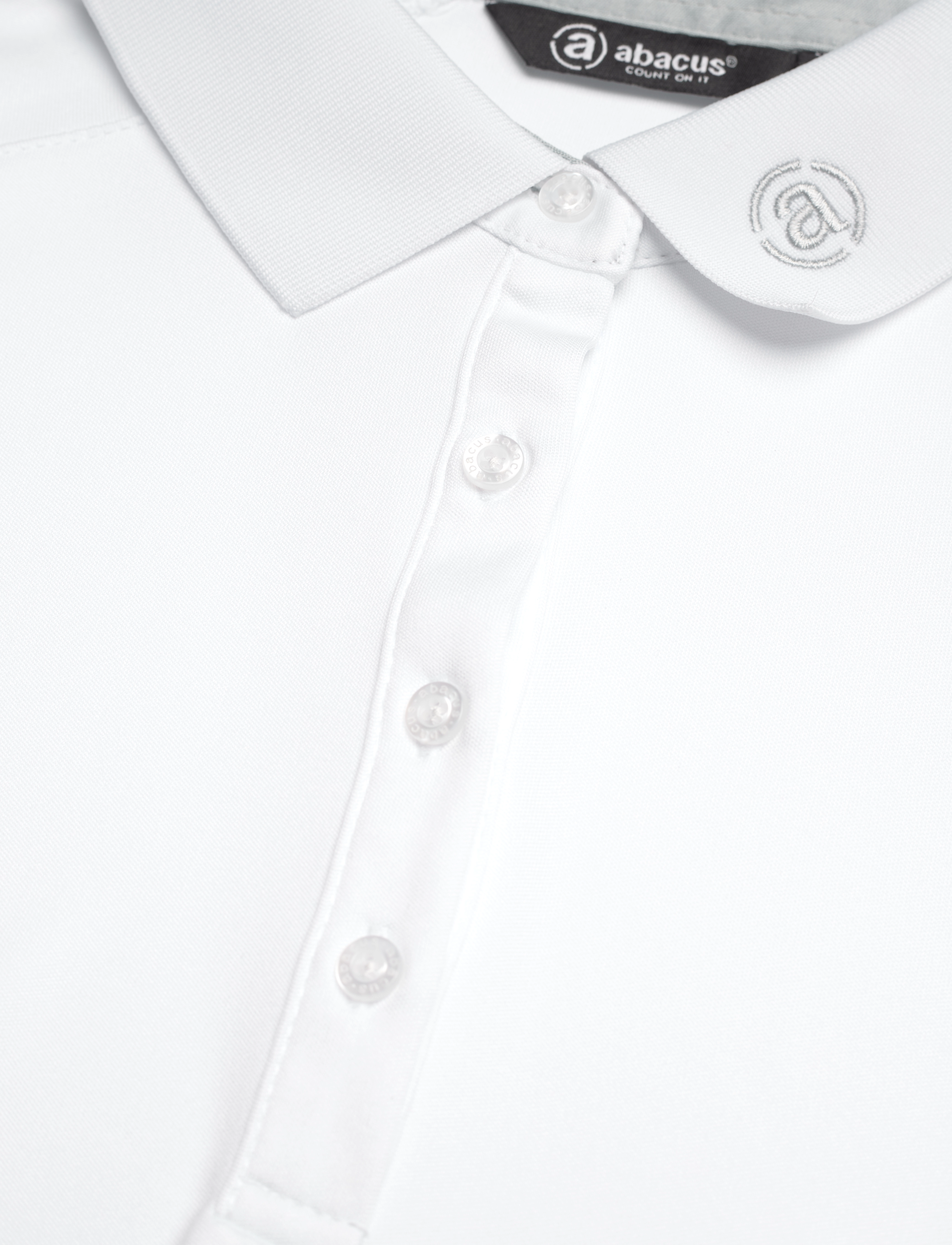 Abacus - Lds Hammel drycool polo - sportoberteile - white - 2