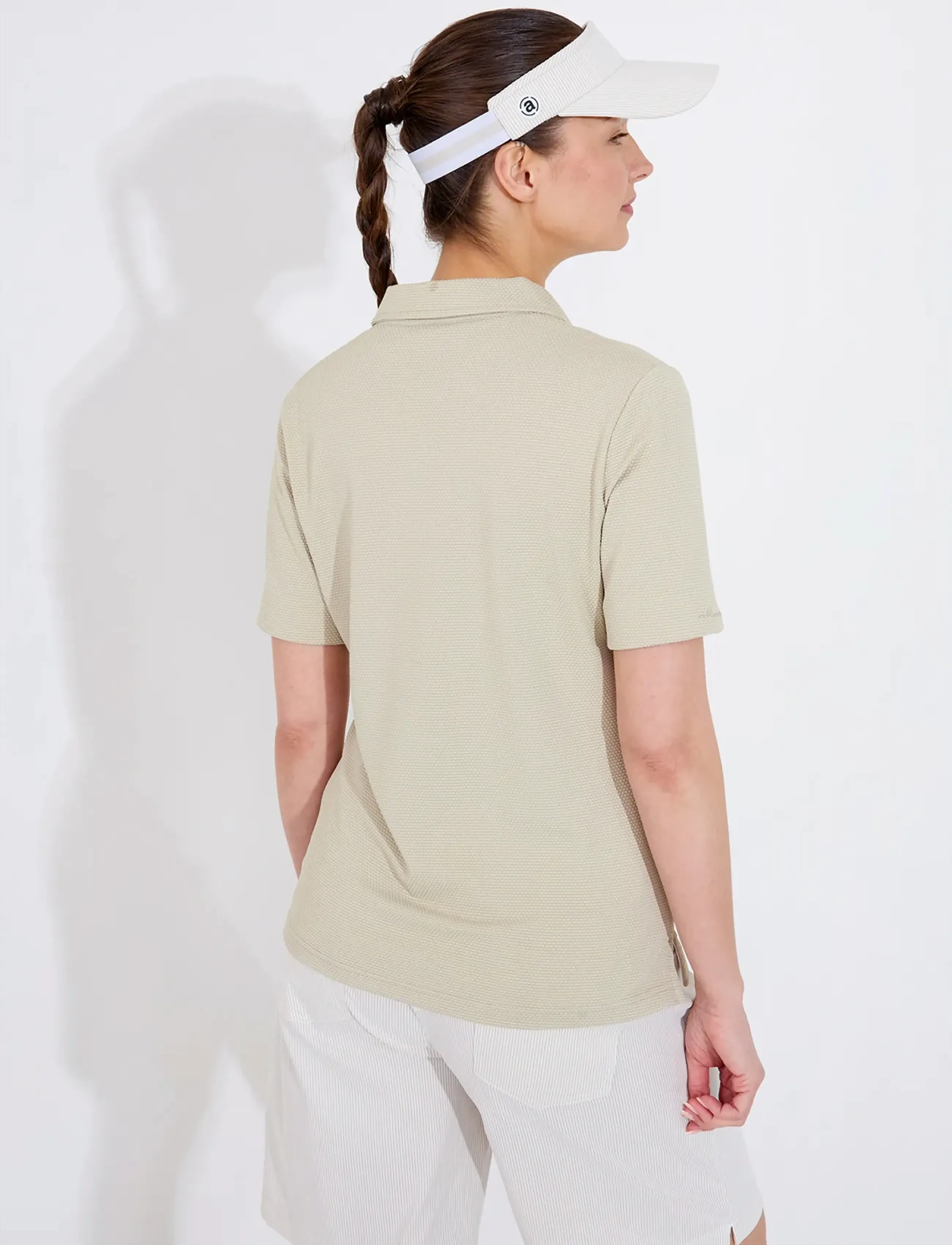 Abacus - Lds Bovey halfsleeve - tops & t-shirts - lt.sand - 2