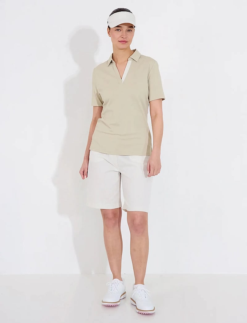 Abacus - Lds Bovey halfsleeve - alussärgid ja t-särgid - lt.sand - 3