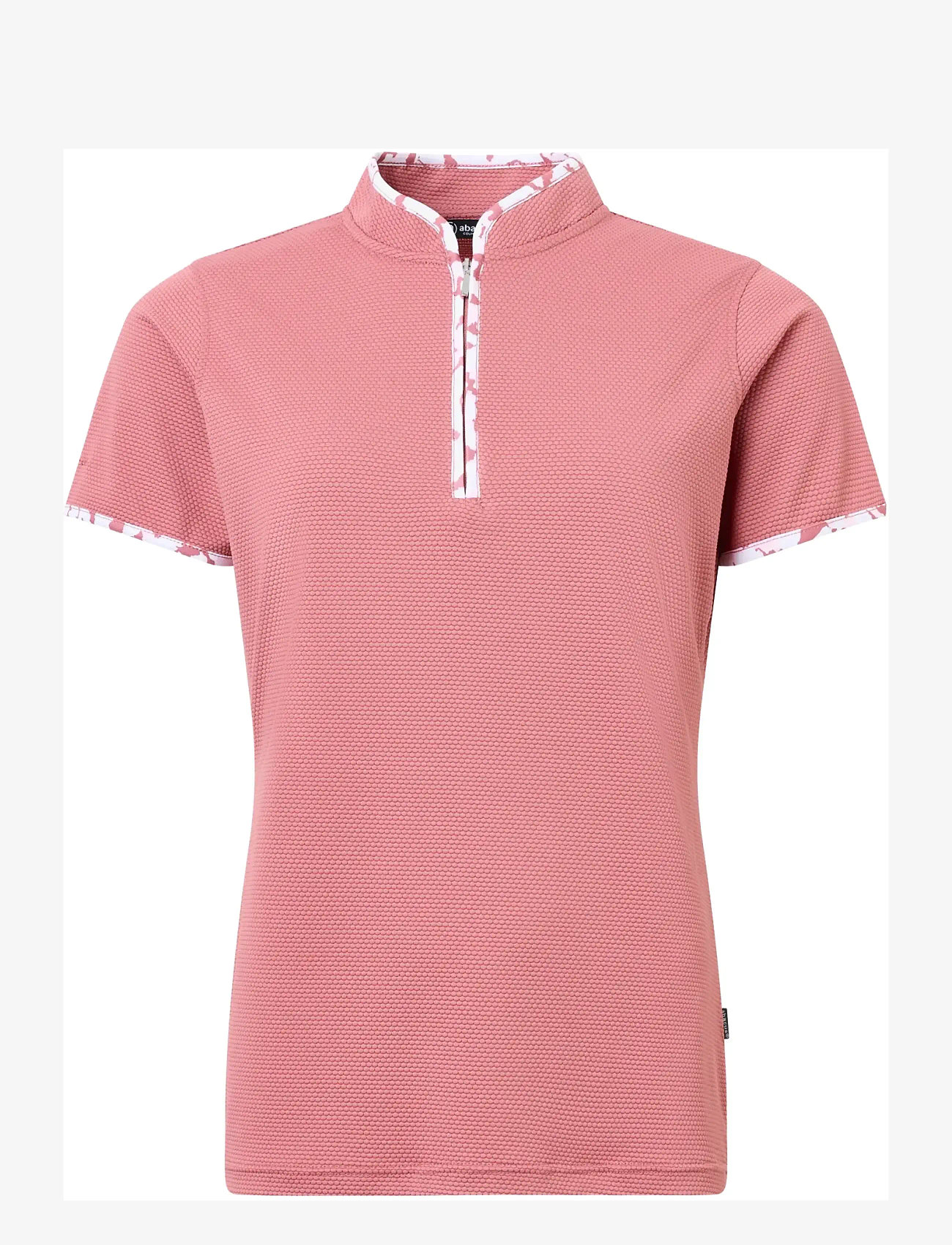 Abacus - Lds Victoria polo - toppar & t-shirts - dusty rose - 1