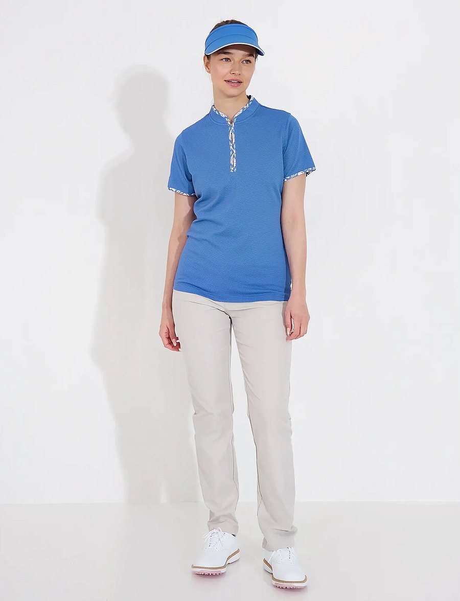 Abacus - Lds Victoria polo - oberteile & t-shirts - horizon flower - 3
