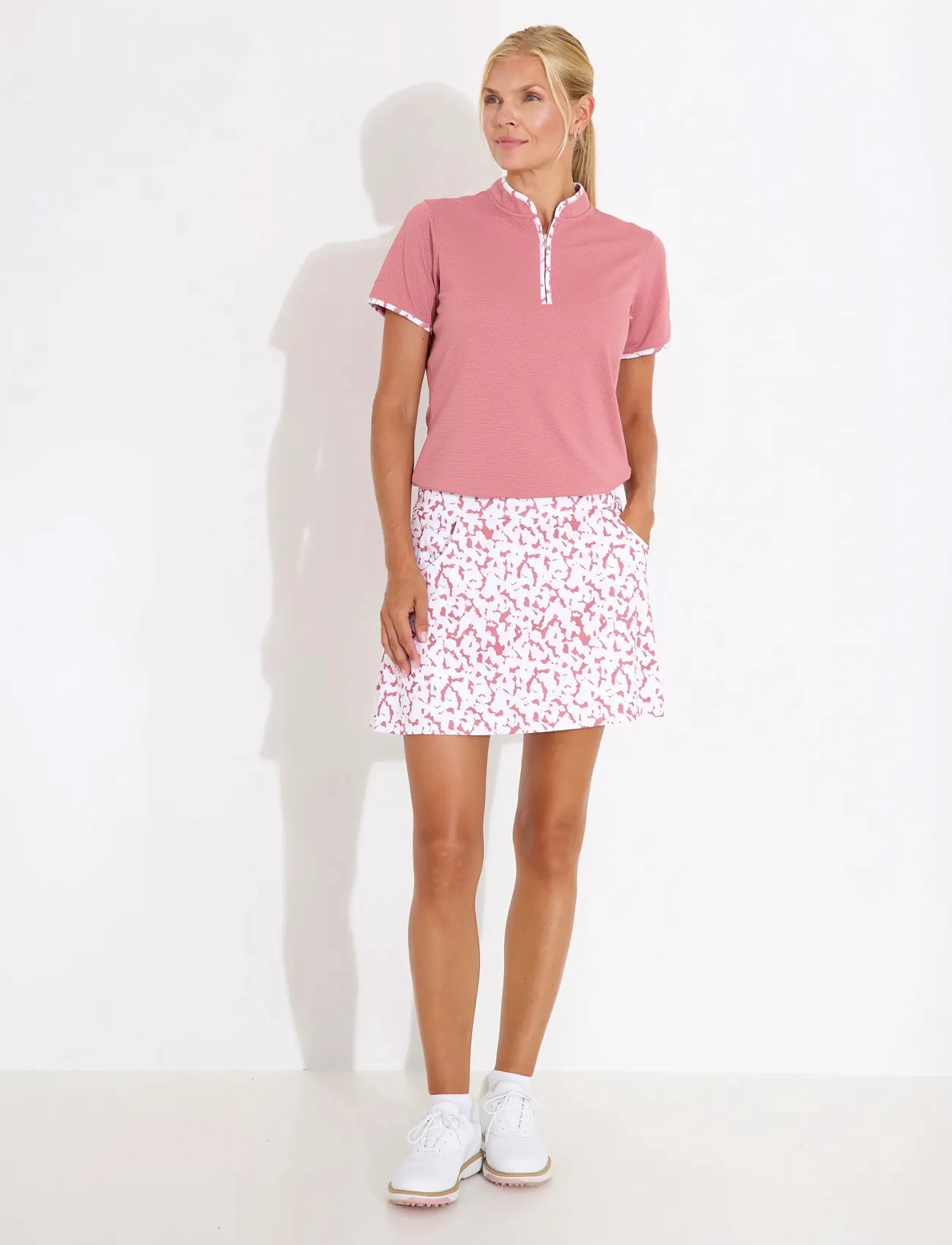 Abacus - Lds Victoria skorts - træningsnederdele - dusty rose - 3