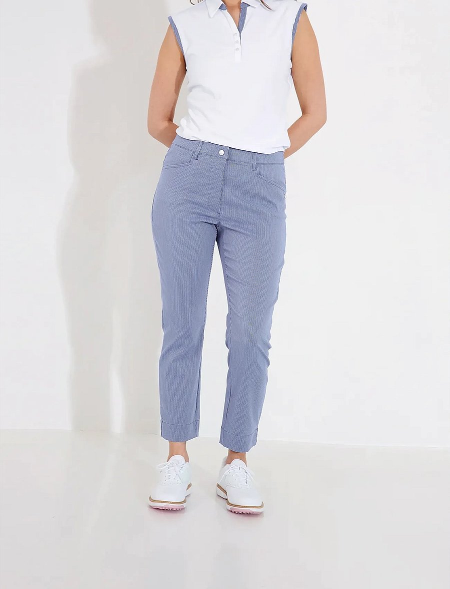 Abacus - Lds Bovey 7/8 trousers - golfhosen - horizon blue - 0