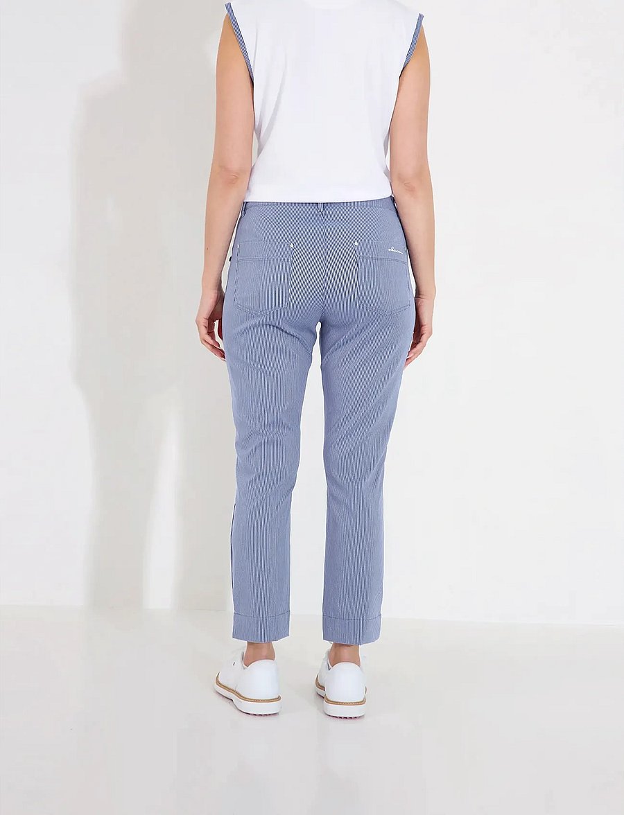 Abacus - Lds Bovey 7/8 trousers - golfhosen - horizon blue - 2