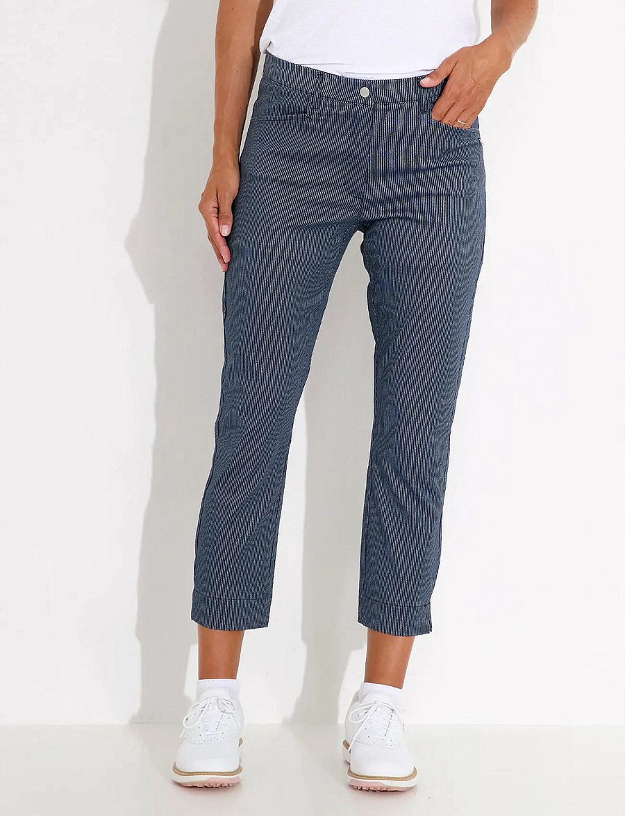 Abacus - Lds Bovey 7/8 trousers - golfbukser - navy - 0