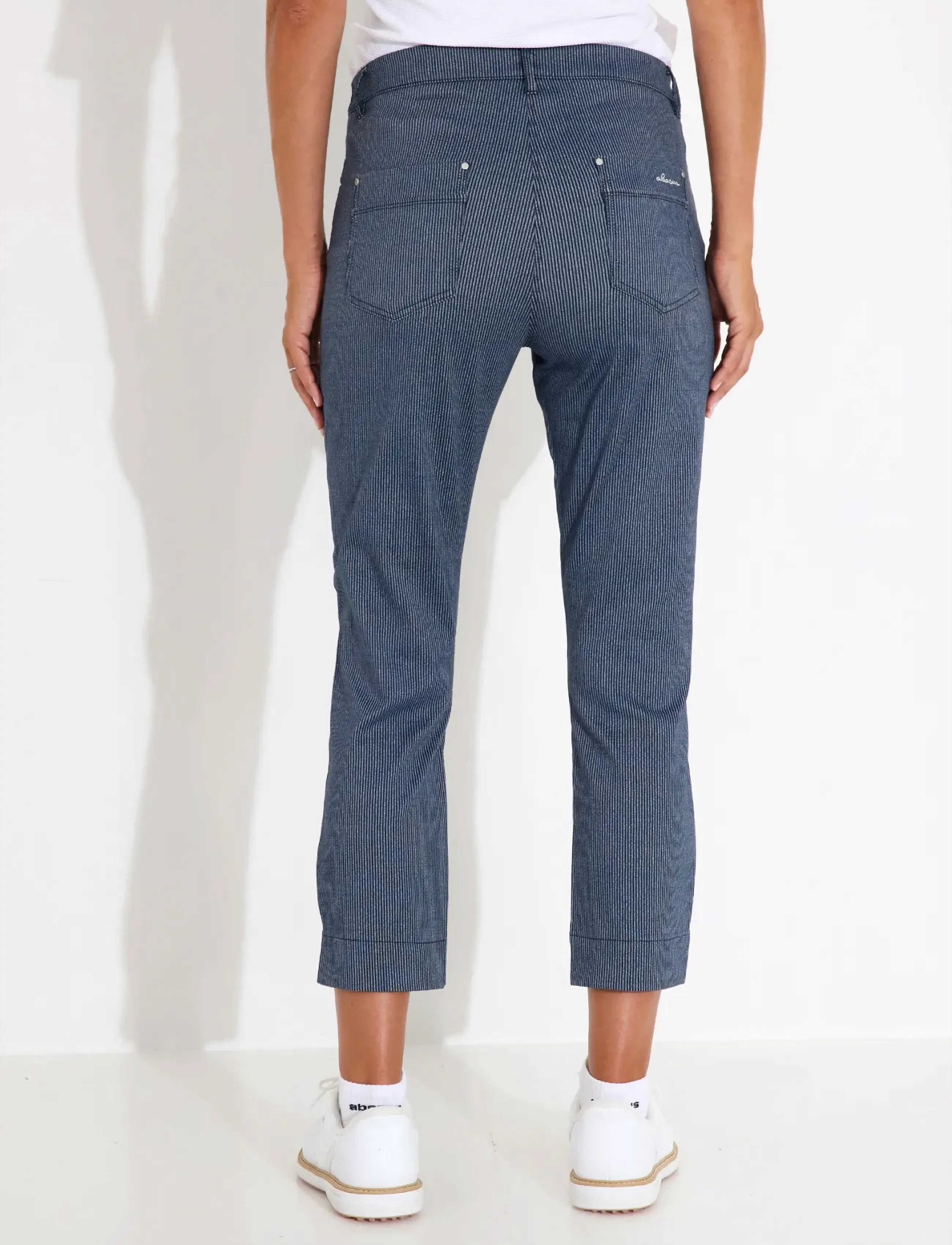 Abacus - Lds Bovey 7/8 trousers - golfbukser - navy - 2