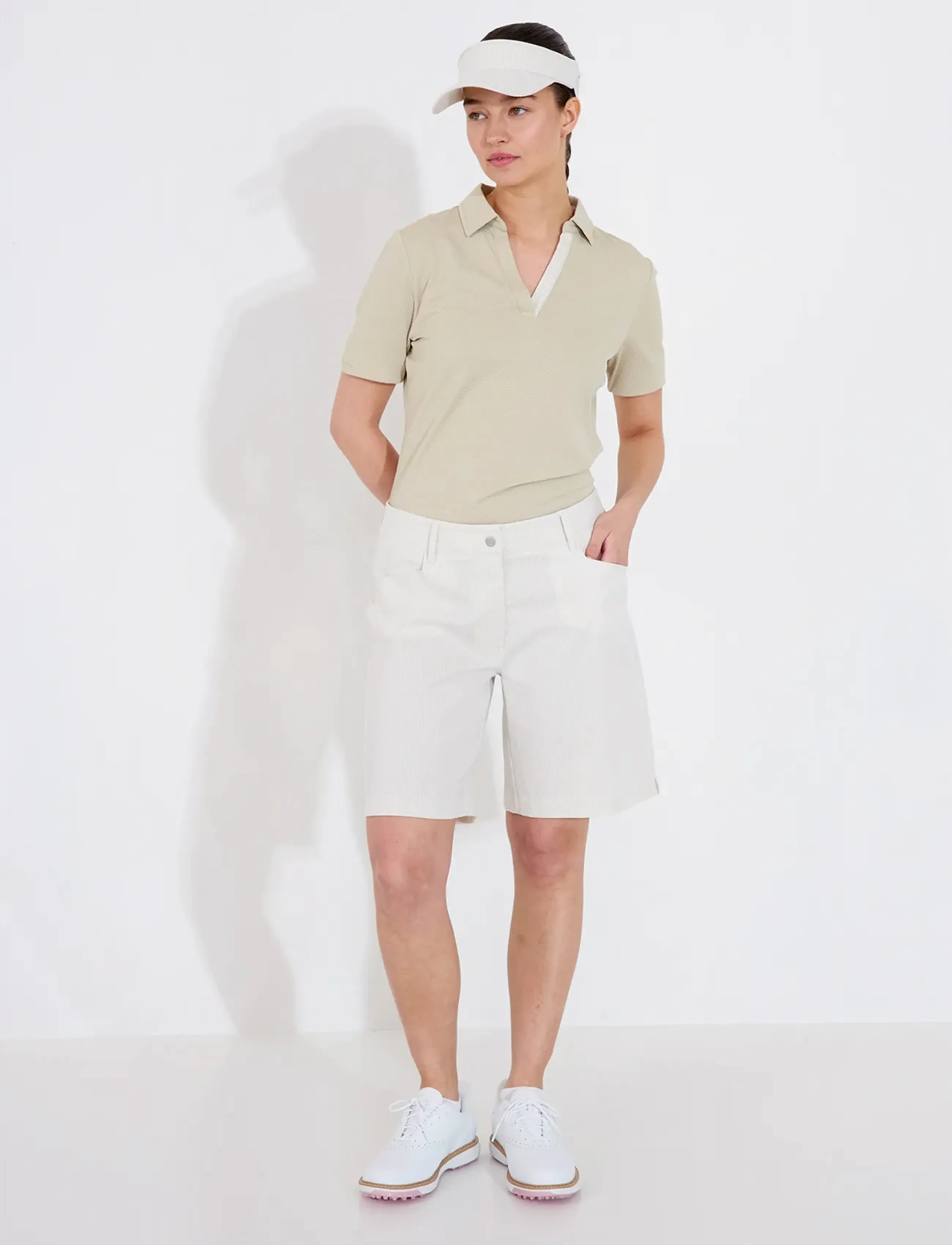 Abacus - Lds Bovey shorts - golfshorts - lt.sand - 3