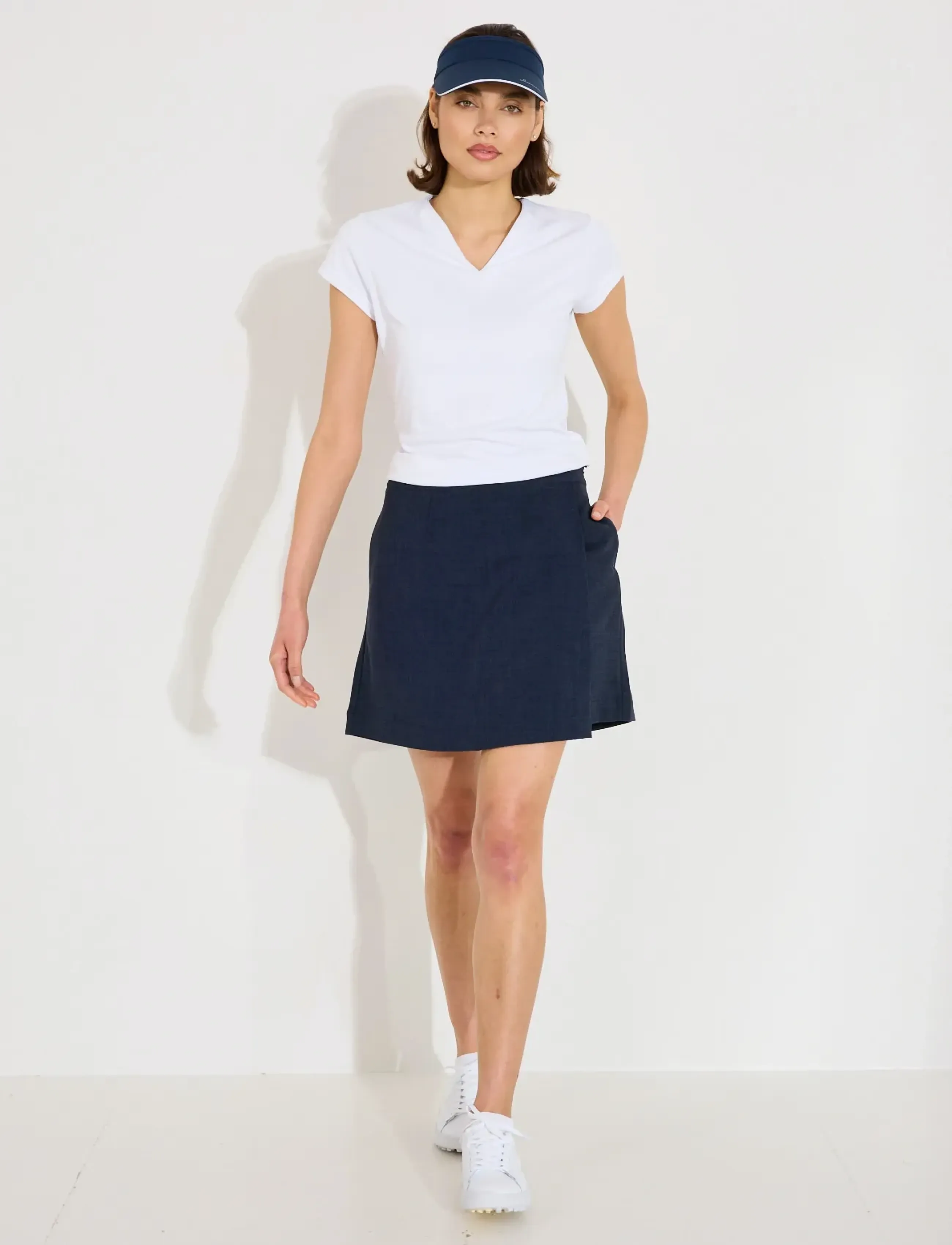 Abacus - Lds Fortrose skorts - sijoniniai šortai - navy - 3