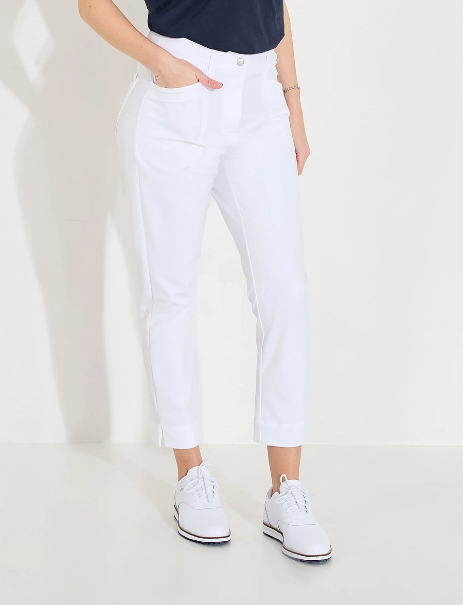 Abacus - Lds Elite 7/8 trousers - golfhosen - white - 0