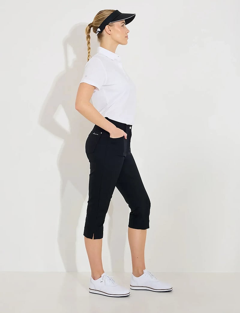 Abacus - Lds Elite capri - golfbyxor - black - 5