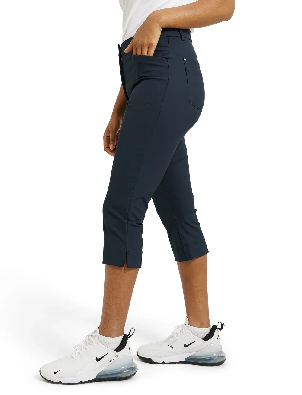 Abacus - Lds Elite capri - golfbukser - navy - 3