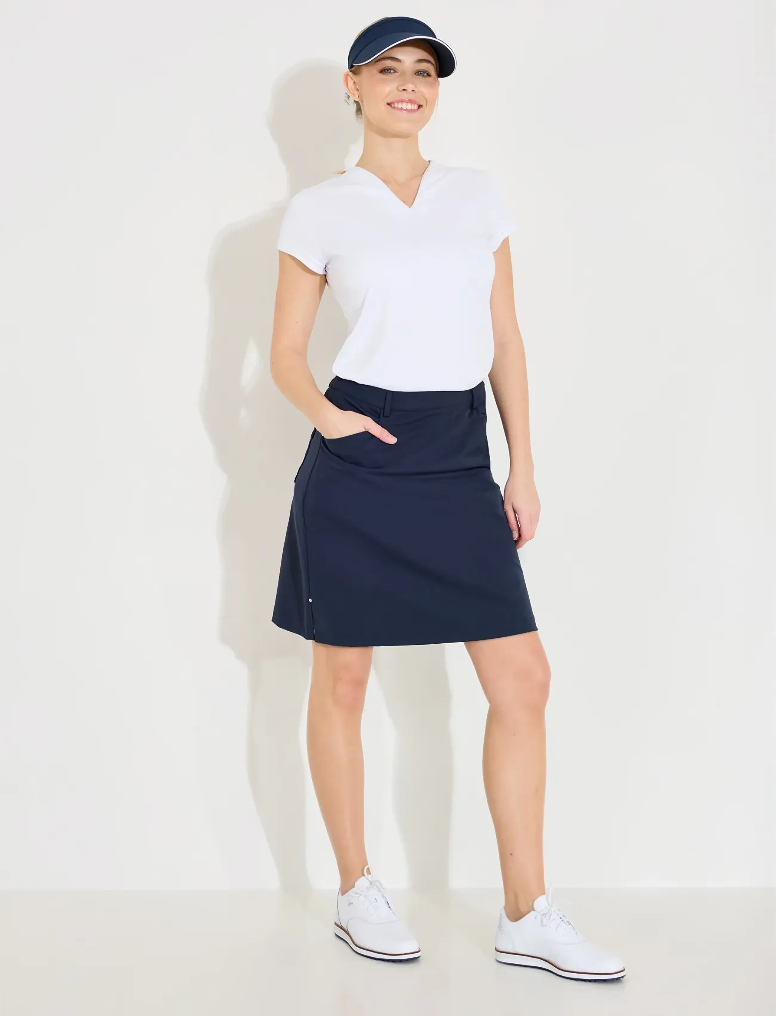 Abacus - Lds Elite skort 50cm - navy - 5