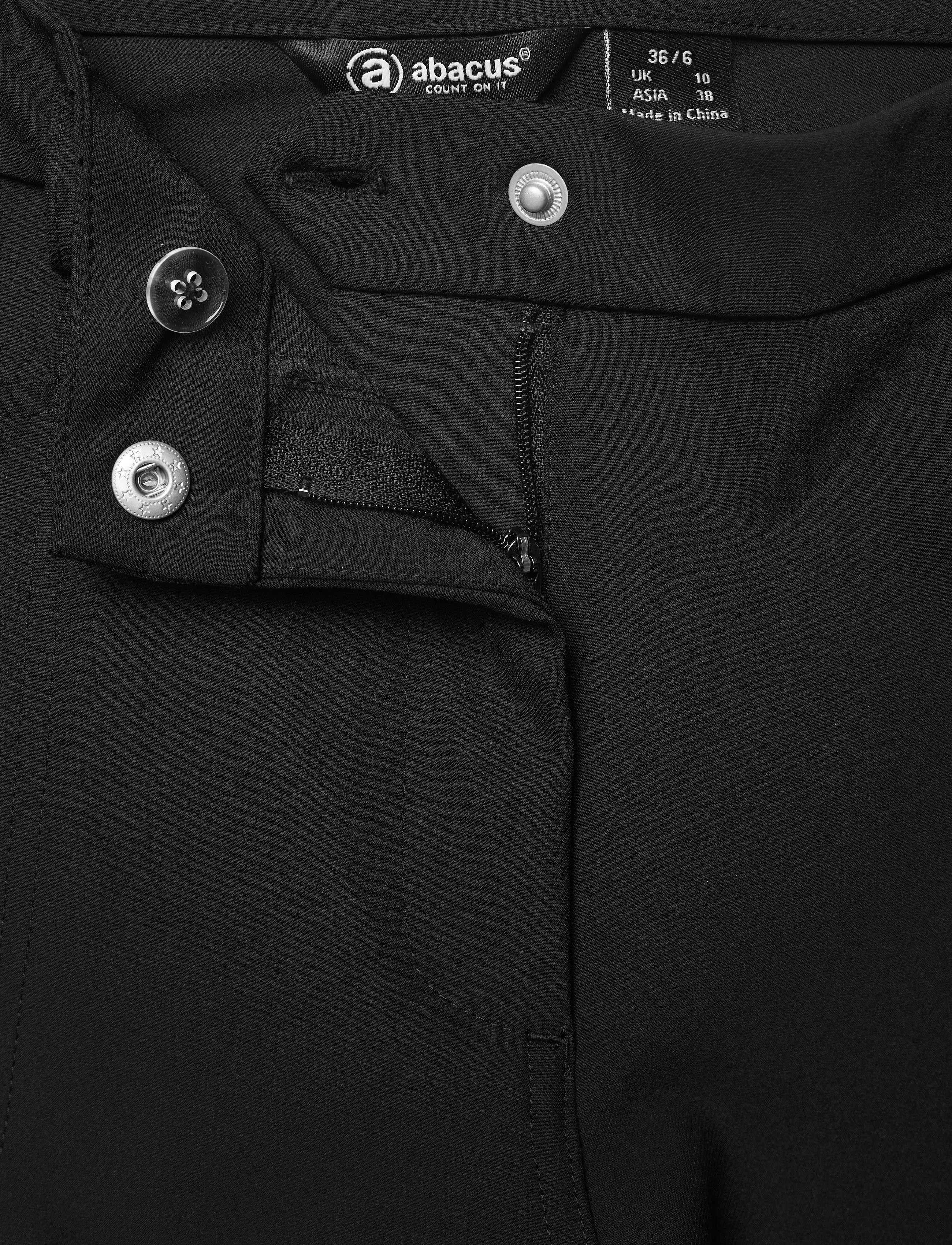 Abacus - Lds Grace high waist shorts 45cm - black - 3